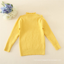 O-neck Kids Knitting Sweater flower printting winter sweaters for girls children autumn sweaters